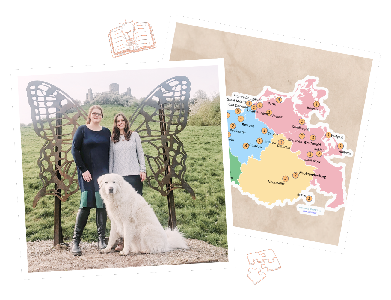 Die Ansprechpartnerinnen Anne Jahnke und Carolin Hansen